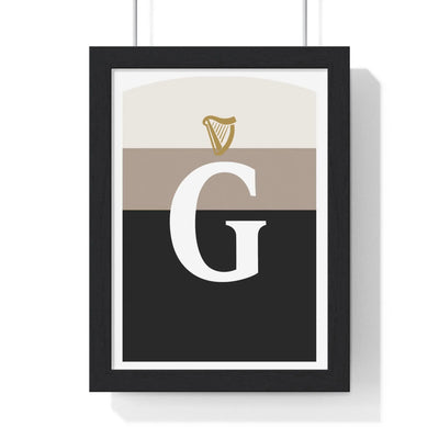 Split the G Poster – Guinness Inspired Irish Pub Wall Art Print Poster Kingz