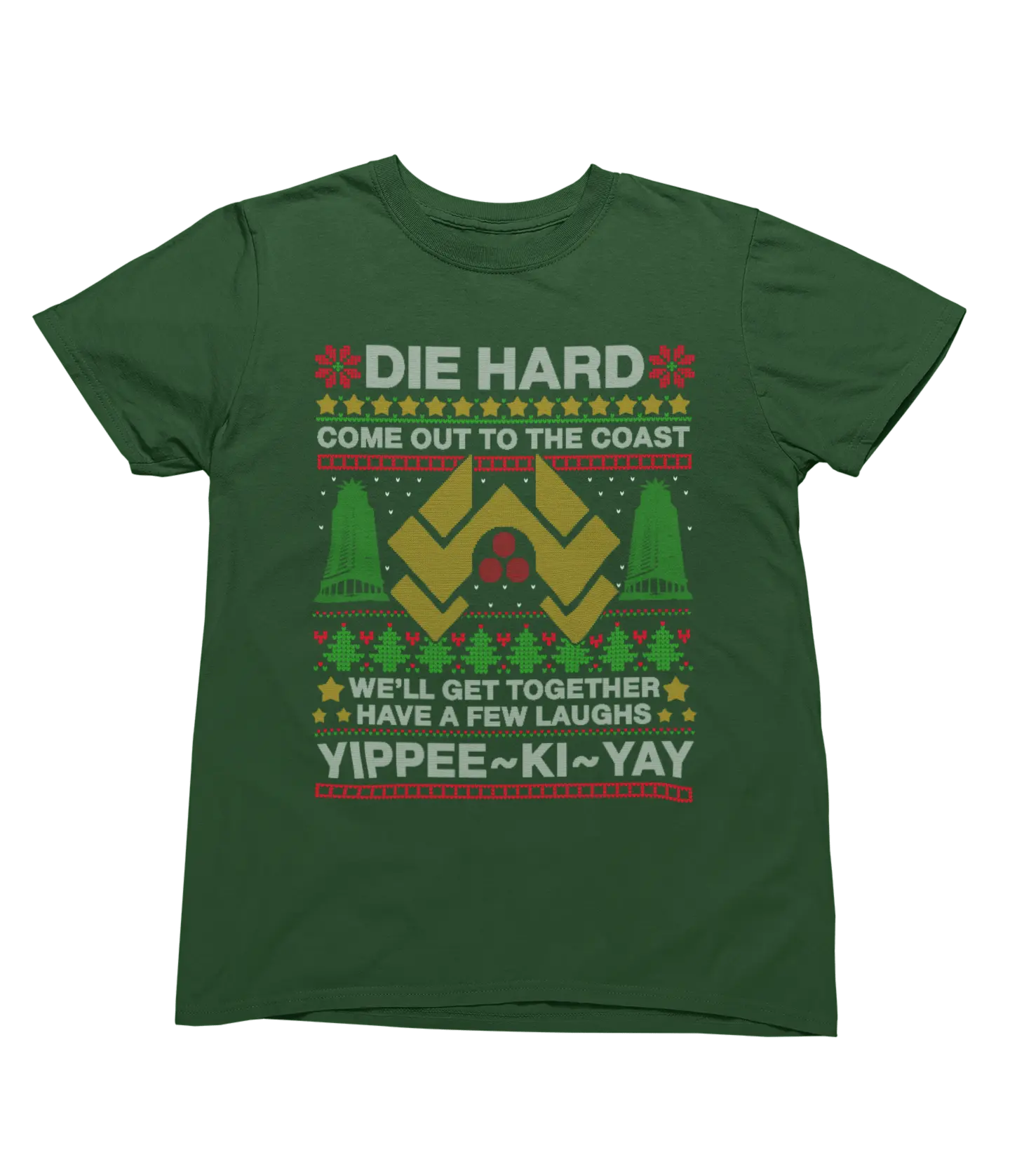 T-Shirts Die Hard Christmas Jumper & T-Shirt – Funny Yippee Ki-Yay Parody Poster Kingz