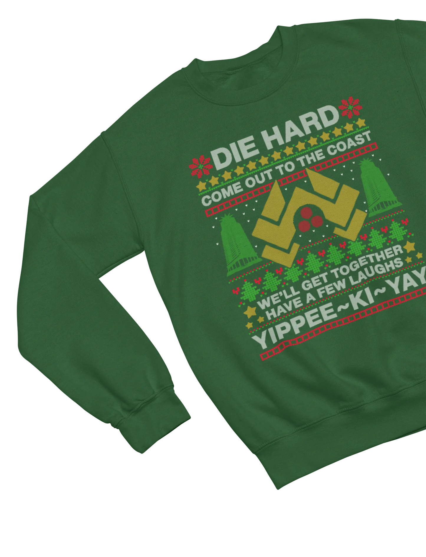 T-Shirts Die Hard Christmas Jumper & T-Shirt – Funny Yippee Ki-Yay Parody Poster Kingz