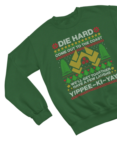 T-Shirts Die Hard Christmas Jumper & T-Shirt – Funny Yippee Ki-Yay Parody Poster Kingz
