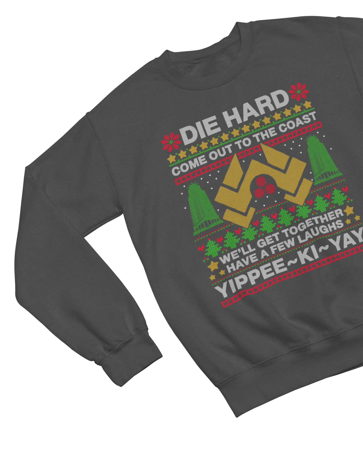 T-Shirts Die Hard Christmas Jumper & T-Shirt – Funny Yippee Ki-Yay Parody Poster Kingz