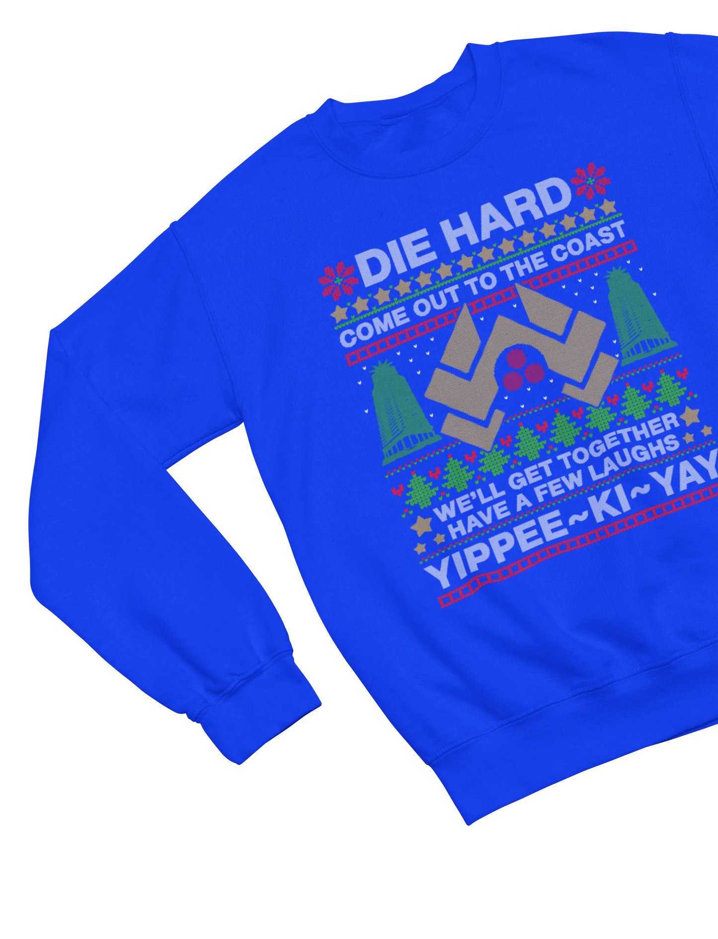 T-Shirts Die Hard Christmas Jumper & T-Shirt – Funny Yippee Ki-Yay Parody Poster Kingz