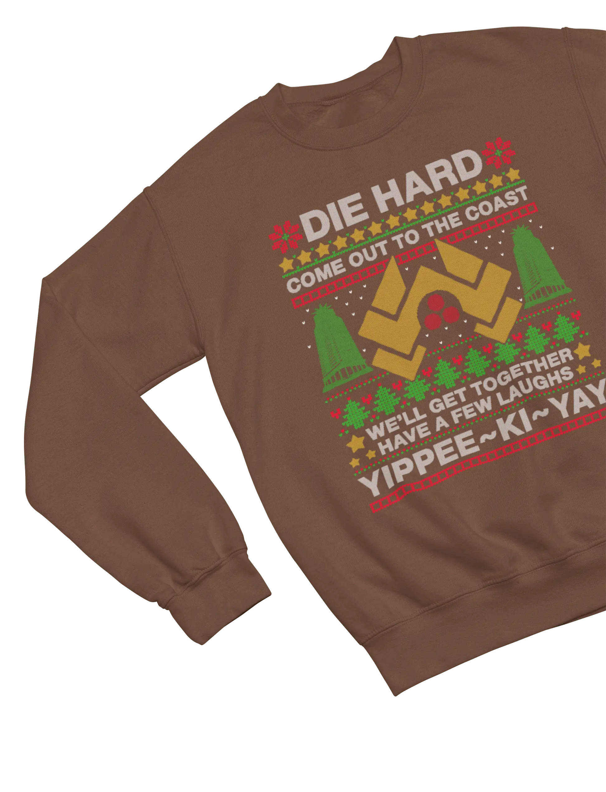 T-Shirts Die Hard Christmas Jumper & T-Shirt – Funny Yippee Ki-Yay Parody Poster Kingz