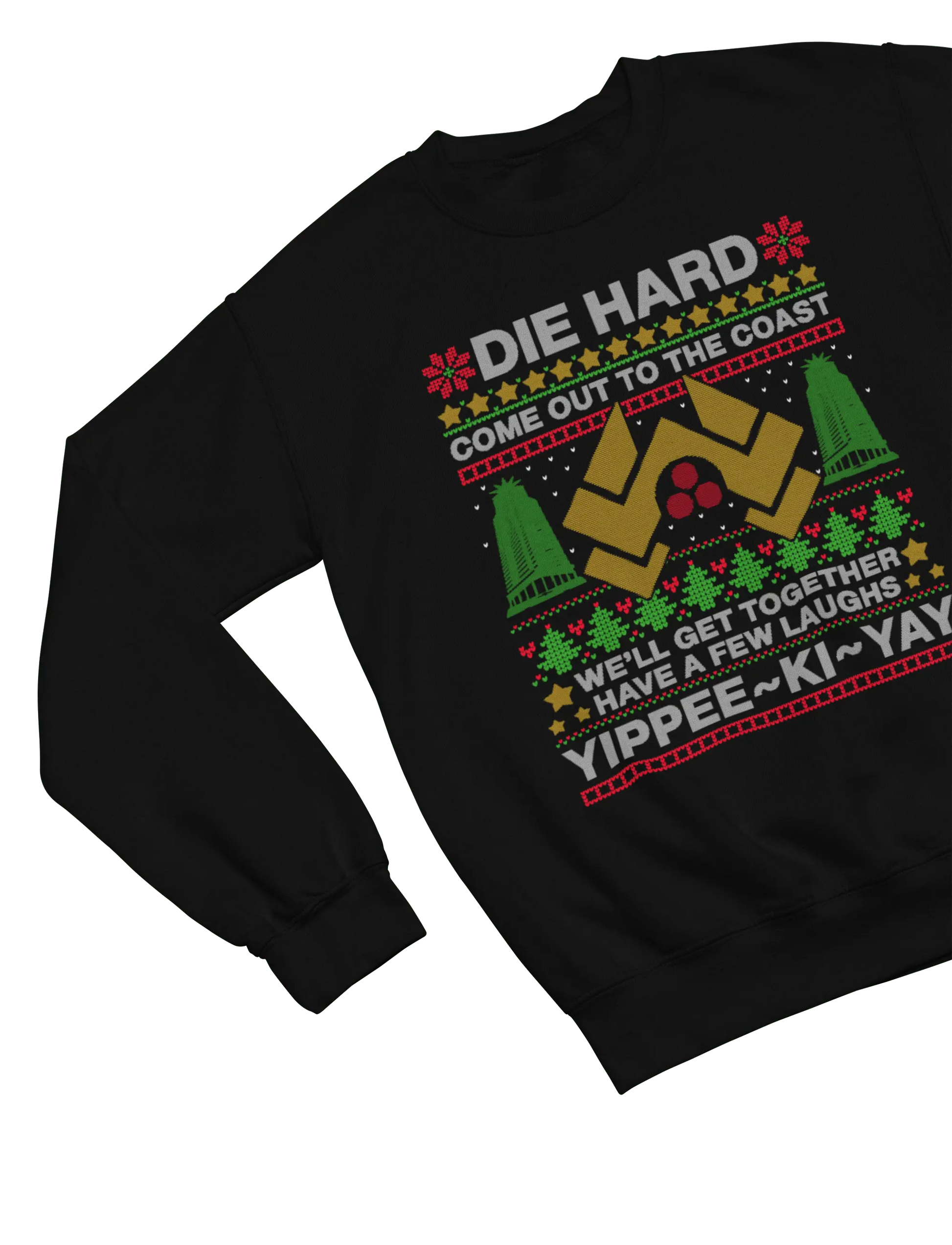 T-Shirts Die Hard Christmas Jumper & T-Shirt – Funny Yippee Ki-Yay Parody Poster Kingz