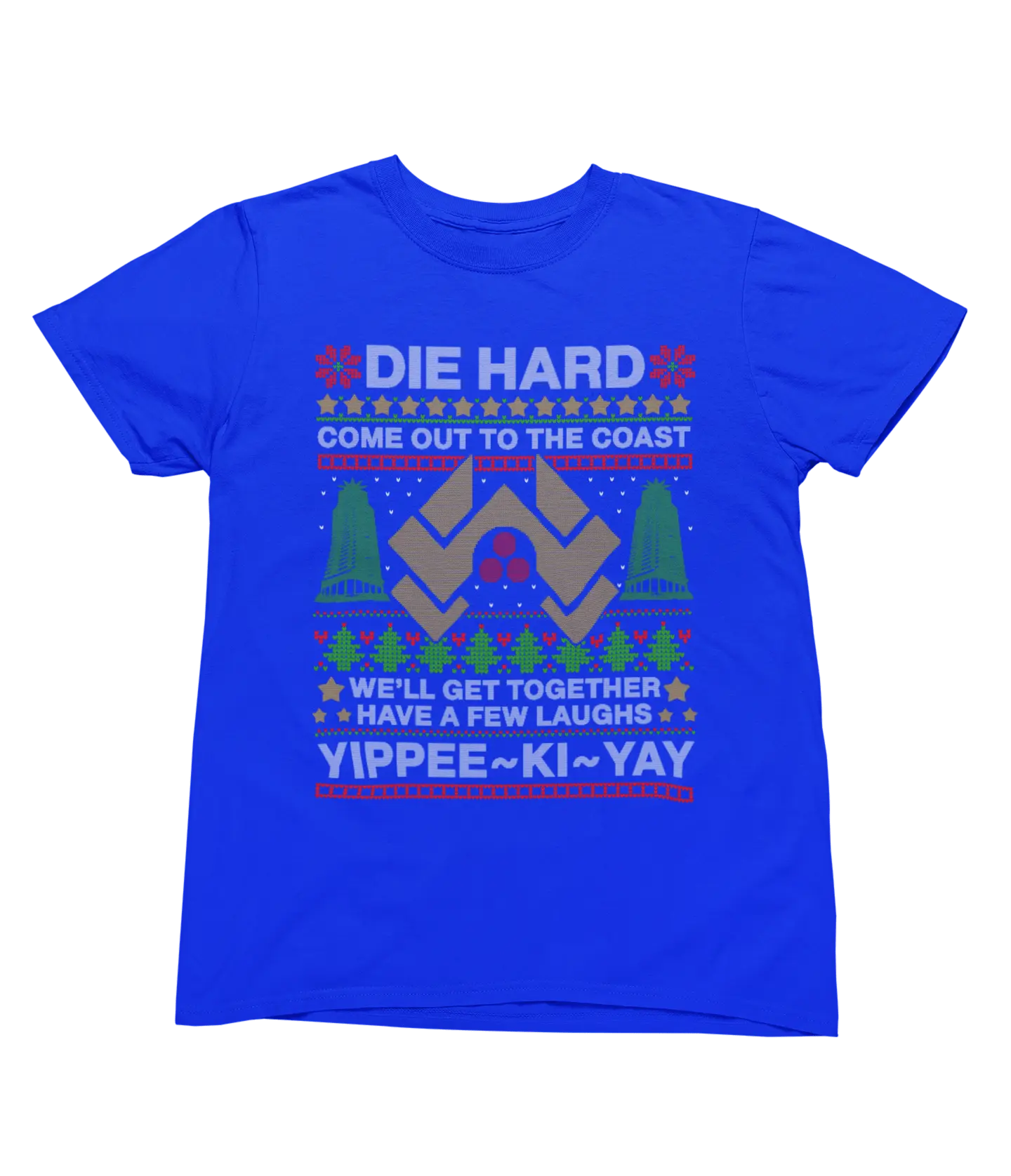 T-Shirts Die Hard Christmas Jumper & T-Shirt – Funny Yippee Ki-Yay Parody Poster Kingz