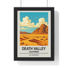 Travel Poster Death Valley Poster | California Desert Landscape Wall Art Print Poster Kingz