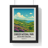 Travel Poster Exmoor National Park Poster | South West England Travel Wall Art Poster Kingz