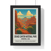 Travel Poster Grand Canyon National Park Poster | Arizona Travel Wall Art Print Poster Kingz