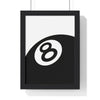 Wall Art 8 Ball Poster Print | Minimalist Streetwear Inspired Wall Art Poster Kingz