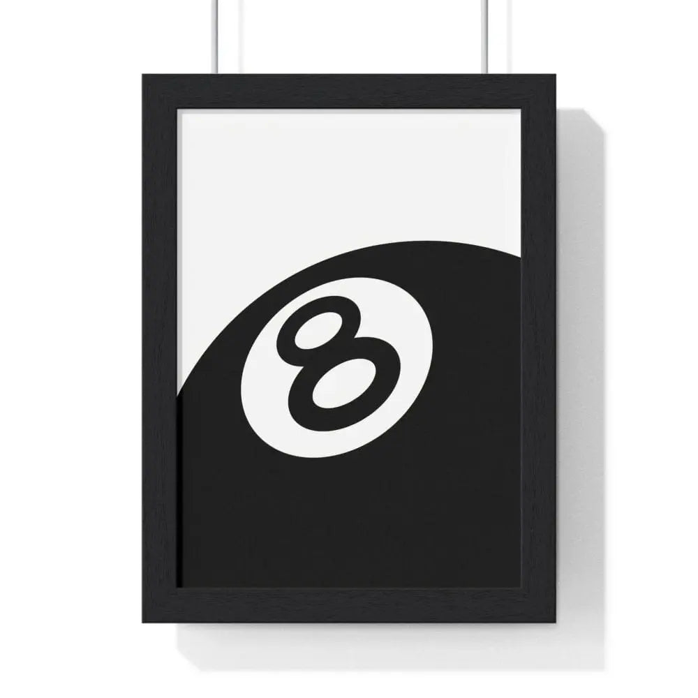 Wall Art 8 Ball Poster Print | Minimalist Streetwear Inspired Wall Art Poster Kingz