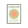 Zodiac Сapricorn Astrology Chart Poster - Colour Art Print Poster Kingz