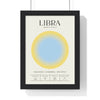 Zodiac Libra Astrology Chart Poster - Colour Art Print Poster Kingz