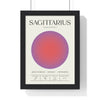 Zodiac Sagittarius Astrology Chart Poster - Colour Art Print Poster Kingz