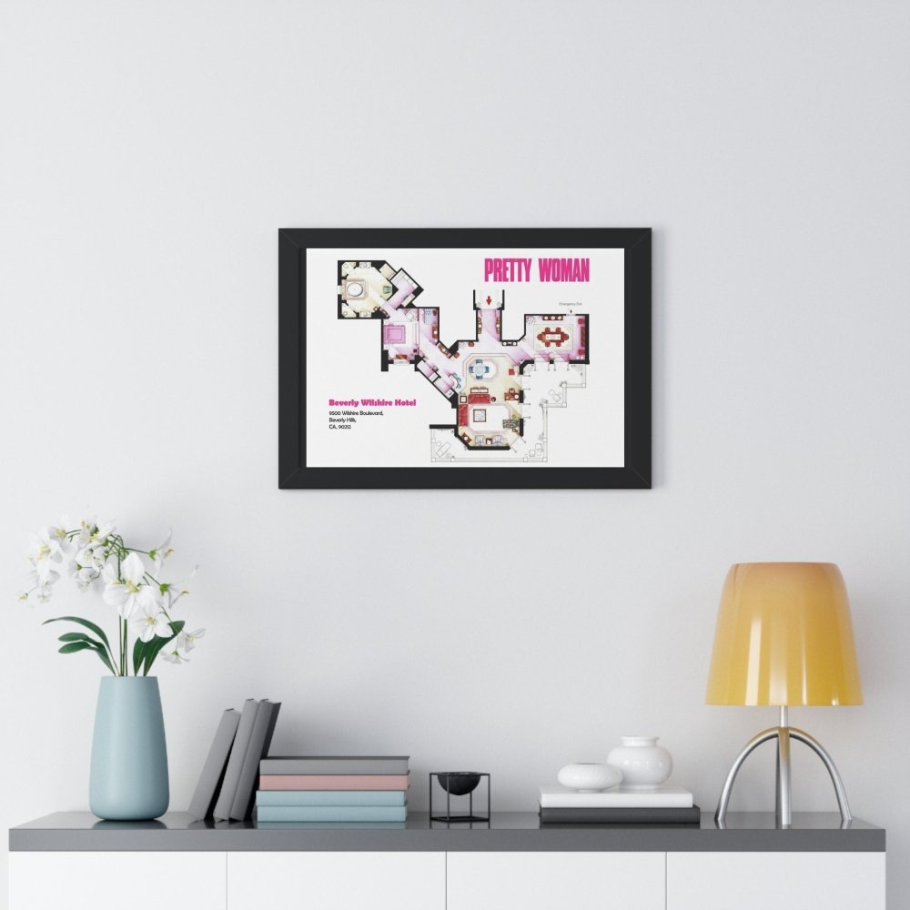 Pretty Woman Movie Hotel Floor Plan - Poster Kingz