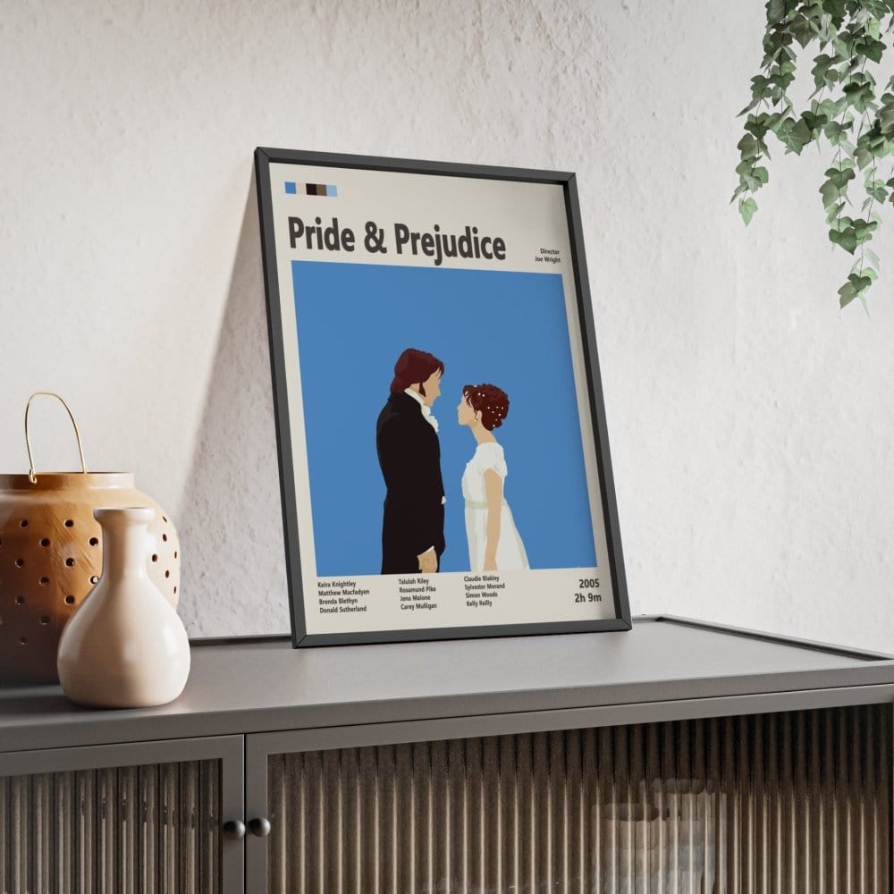 Framed Pride & Prejudice - Romance poster