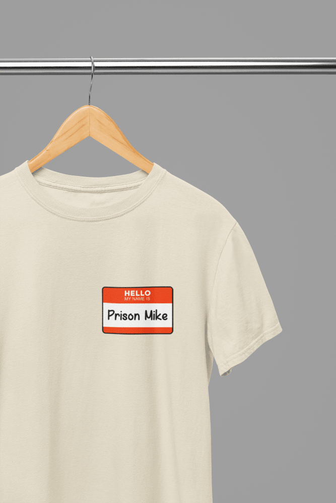 Sand t-shirt with Prison Mike The Office Shirt - TV Show Shirt & Pop Culture