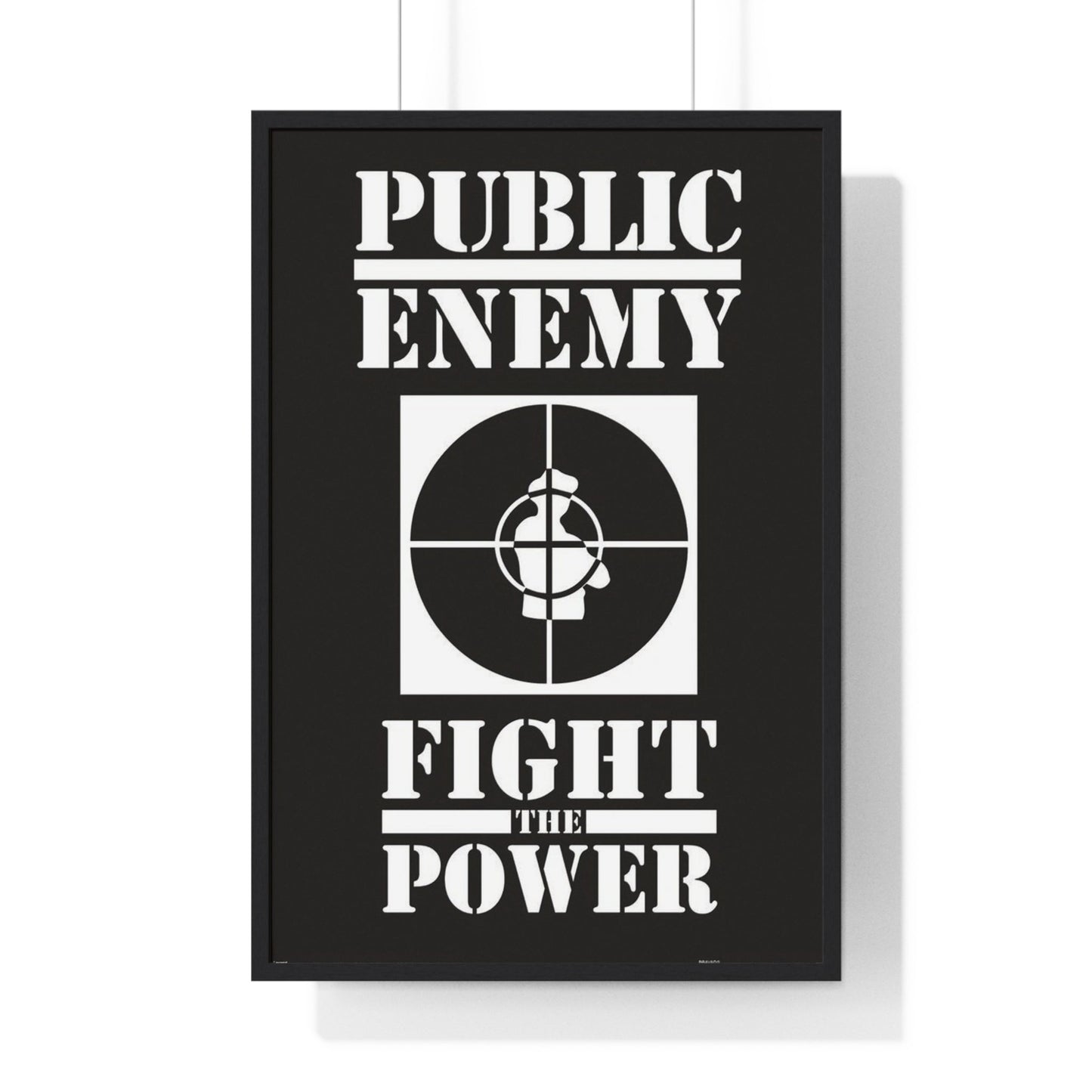 Public Enemy Fight The Power Logo Maxi Poster poster wall art print UK home decor