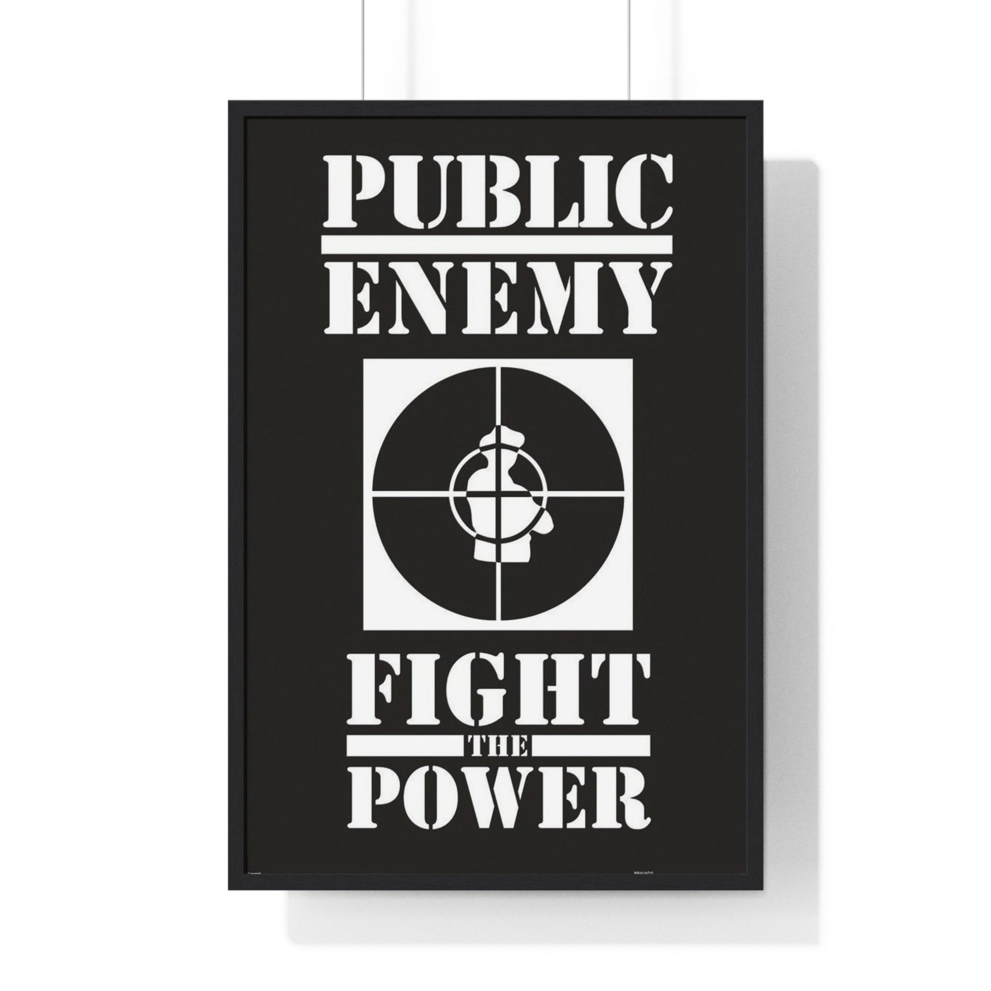 Public Enemy Fight The Power Logo Maxi Poster poster wall art print UK home decor