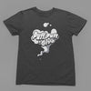 Grey t-shirt with Puff Puff Give Quote Friday Movie /Sweatshirt back view