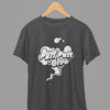 Black t-shirt with Puff Puff Give Quote Friday Movie /Sweatshirt close-up