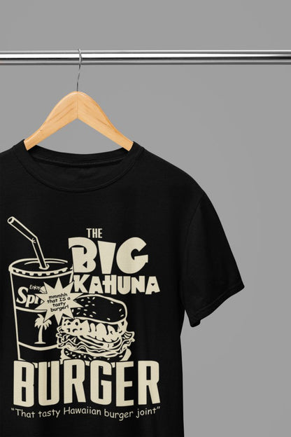 Pulp Fiction Big Kahuna Burger Large Logo T-Shirt/Sweatshirt – Iconic Movie Merchandise - Poster Kingz - S - T-Shirt - Black