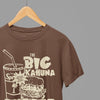 Grey t-shirt with Pulp Fiction Big Kahuna Burger Large Logo /Sweatshirt - Iconic Movie Merchandise