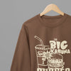White t-shirt with Pulp Fiction Big Kahuna Burger Large Logo /Sweatshirt - Iconic Movie Merchandise