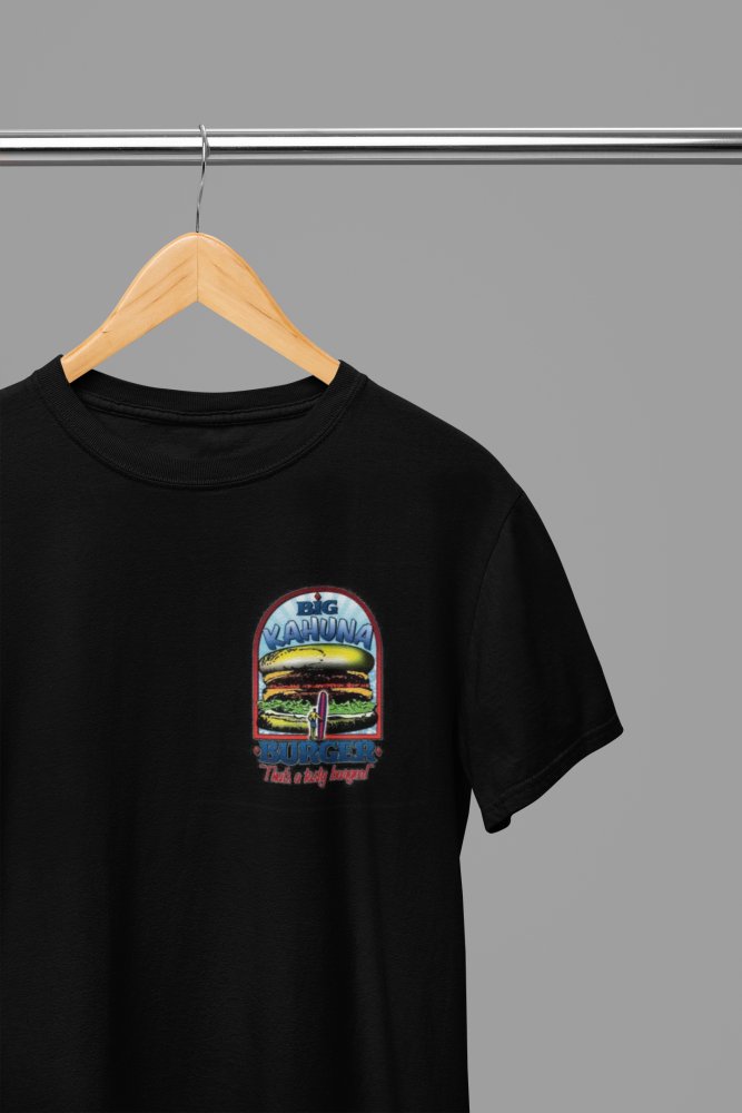 Pulp Fiction Big Kahuna Burger T-Shirt/Sweatshirt – Iconic Movie Merch - Poster Kingz - S - T-Shirt - Black