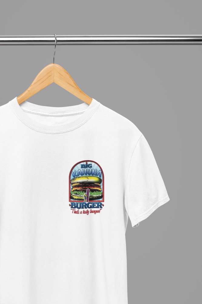 Pulp Fiction Big Kahuna Burger T-Shirt/Sweatshirt – Iconic Movie Merch - Poster Kingz - S - T-Shirt - White