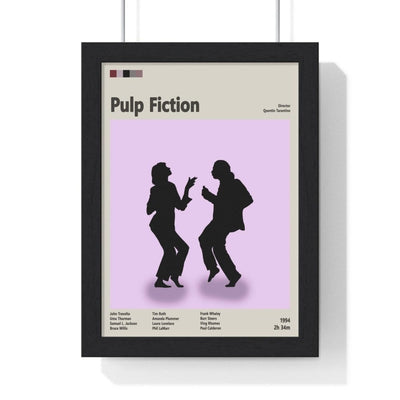Framed Pulp Fiction movie poster