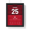 QPR Play-Off Final 2014 Poster - Zamora 25 Wembley framed in a black frame, ready to hang