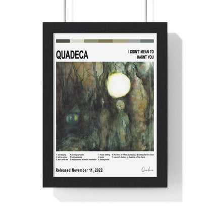 Quadeca - I Didn’t Mean To Haunt You Album Cover Poster - Poster Kingz - A5 (unframed) - Vintage - 