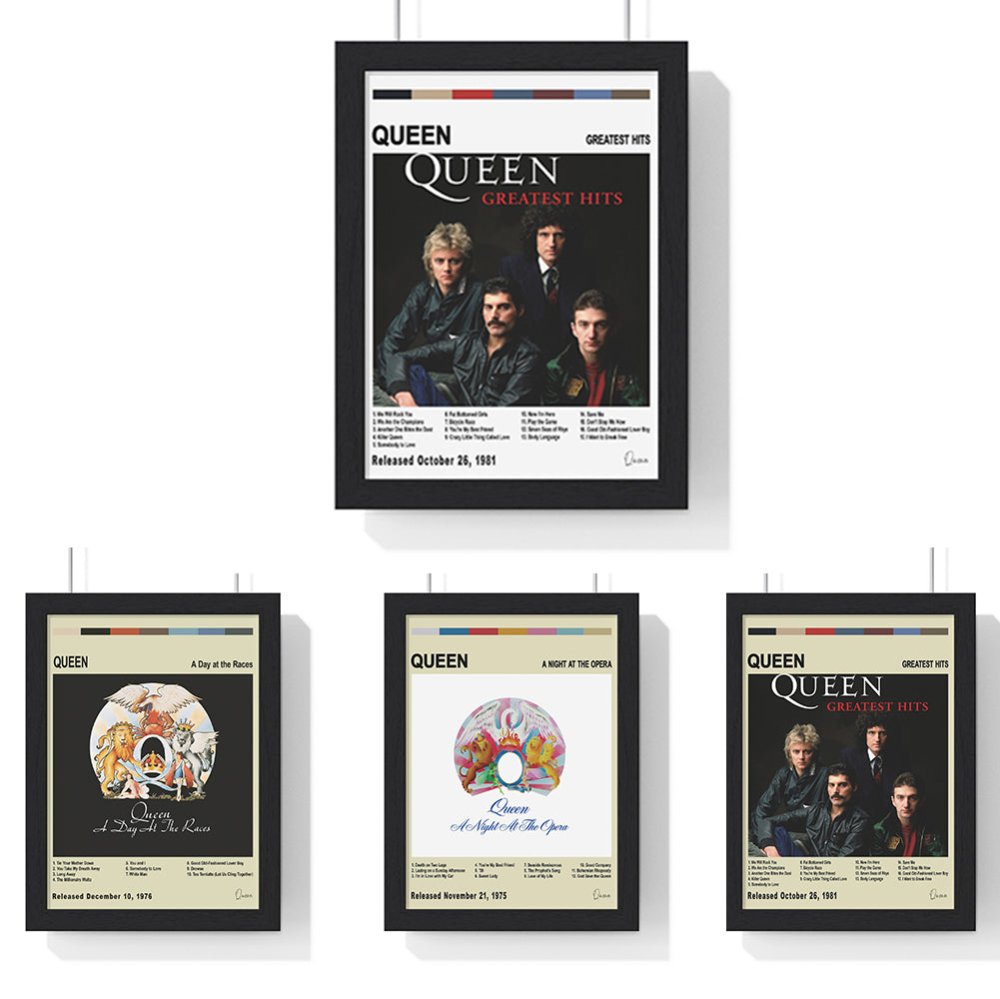 Queen Album Cover Poster - Poster Kingz