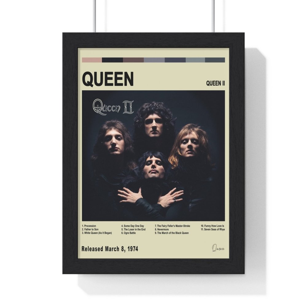 Queen Album Cover Poster - Poster Kingz - A5 (unframed) - Queen II - Vintage