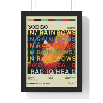 Radiohead - Album Cover Poster - Poster Kingz - A5 (unframed) - Vintage - In Rainbows