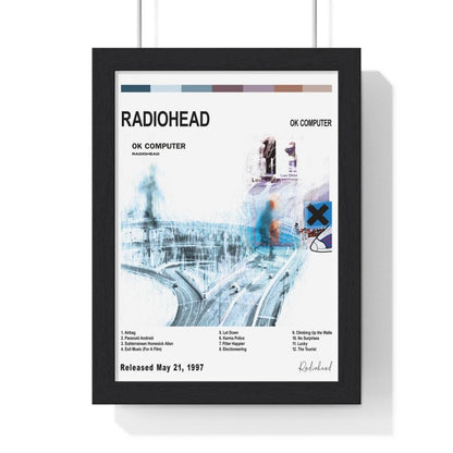 Radiohead - Album Cover Poster - Poster Kingz - A5 (unframed) - White - OK Computer