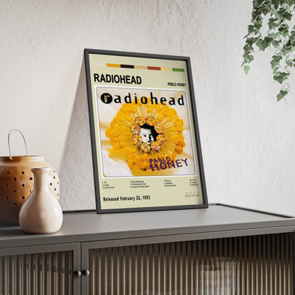 Radiohead Album Cover Poster - Poster Kingz - A5 (unframed) - White - Pablo Honey