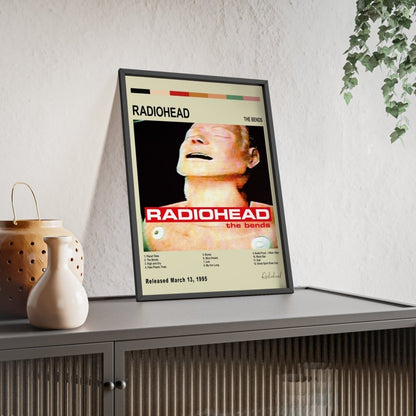 Radiohead - Album Cover Poster - Poster Kingz - A5 (unframed) - White - The Bends