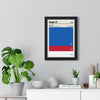Framed Rangers FC colour swatch print