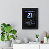 Raymond van Barneveld World Darts Final 2007 Darts Poster - Sudden Death v Taylor Shirt Print framed on a living room wall