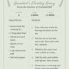 Personalised Family Recipe Print - second design