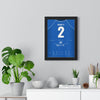 Reading Champions 2006 Poster - Graeme Murty 2 106 Points Madejski Shirt Print framed on a living room wall