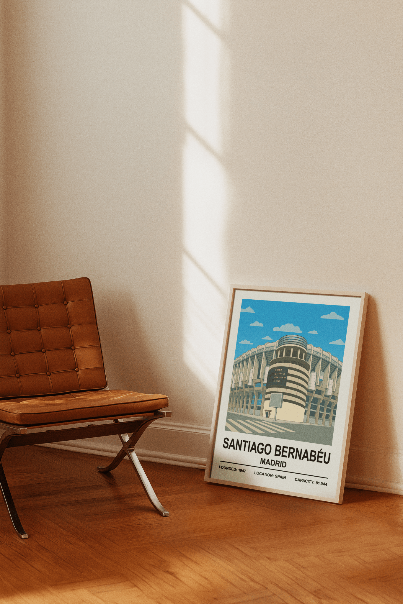 Framed Real Madrid Santiago Bernab�u Stadium poster