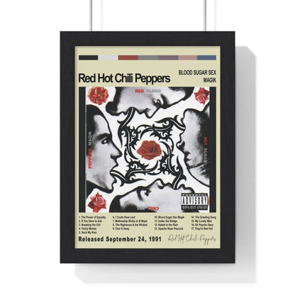 Red Hot Chilli Peppers - Album Cover Poster - Poster Kingz - A5 (unframed) - Blood Sugar Sex Magik - Vintage - AlbumArt