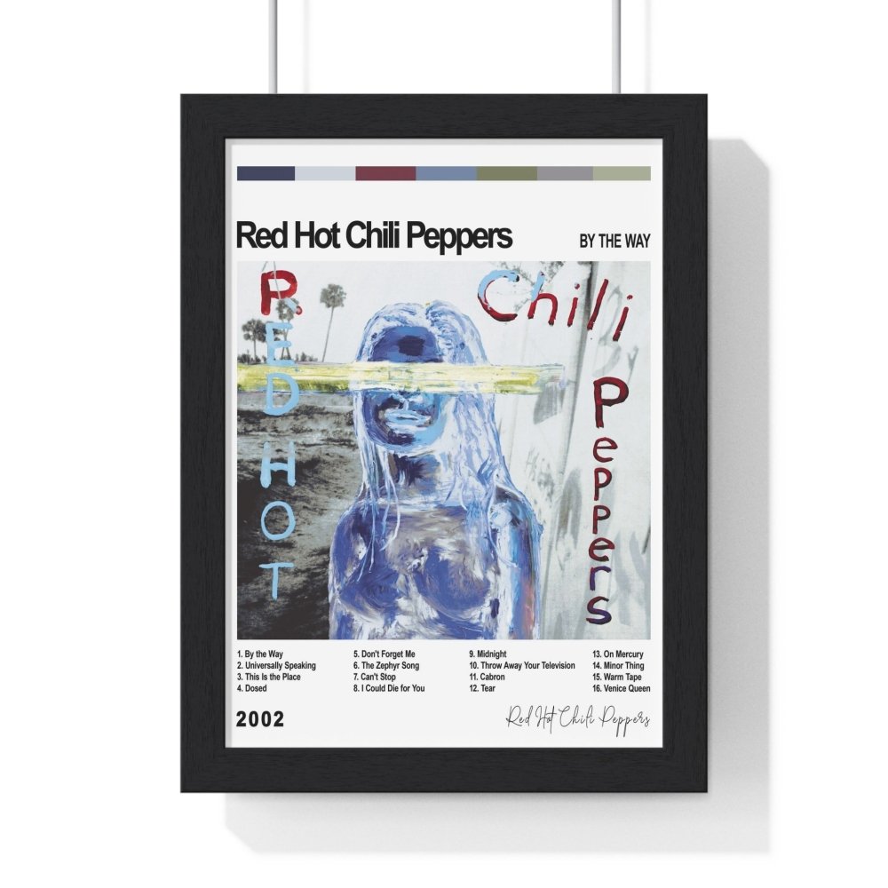 Red Hot Chilli Peppers - Album Cover Poster - Poster Kingz - A5 (unframed) - By the way - White - AlbumArt