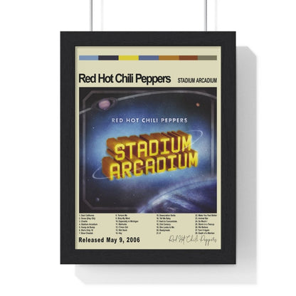 Red Hot Chilli Peppers Album Cover Poster - Poster Kingz - A5 (unframed) - Stadium Arcadium - Vintage