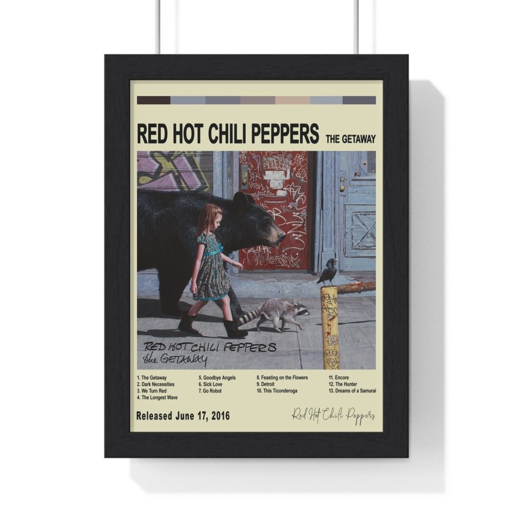 Red Hot Chilli Peppers - Album Cover Poster - Poster Kingz AlbumArt