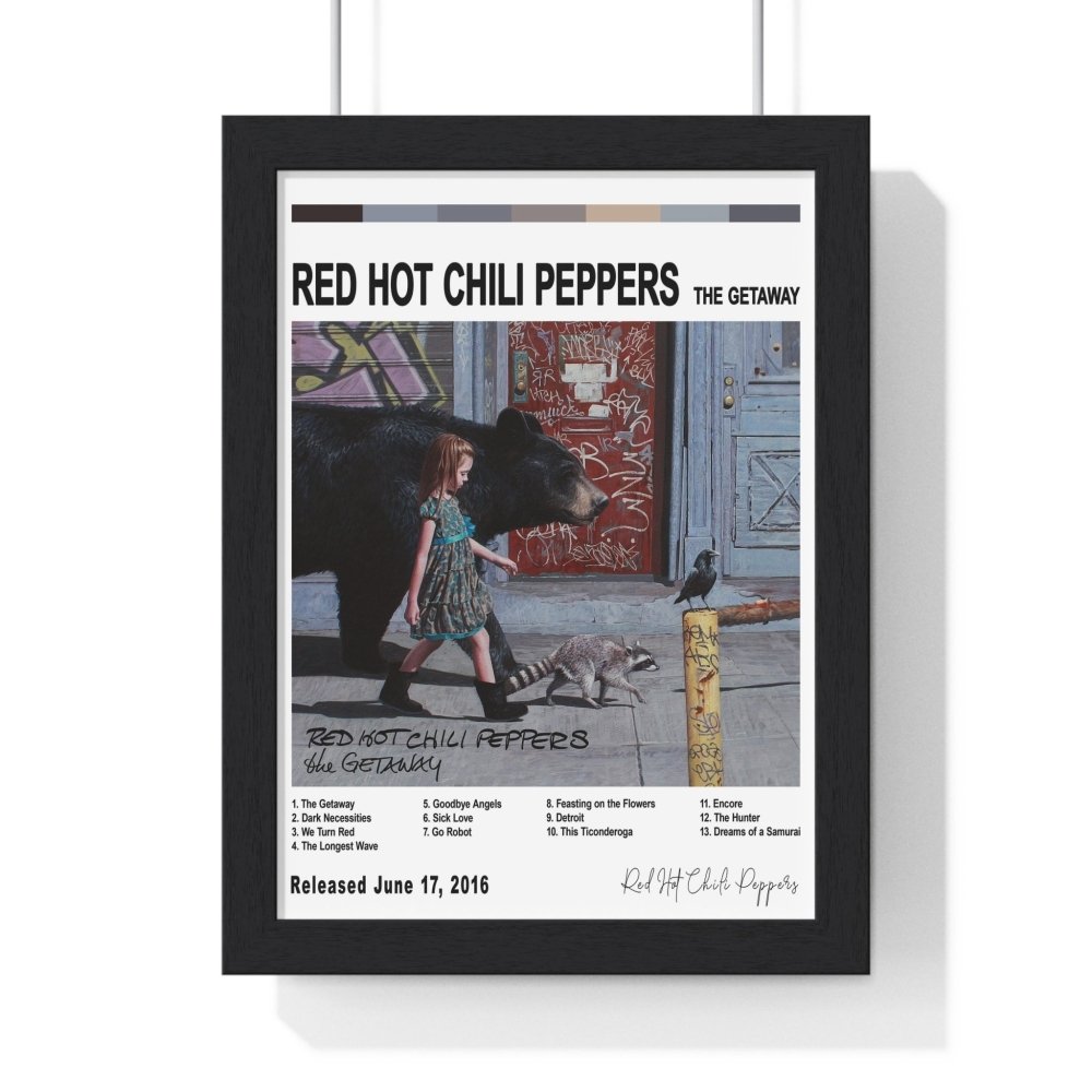 Red Hot Chilli Peppers - Album Cover Poster - Poster Kingz AlbumArt