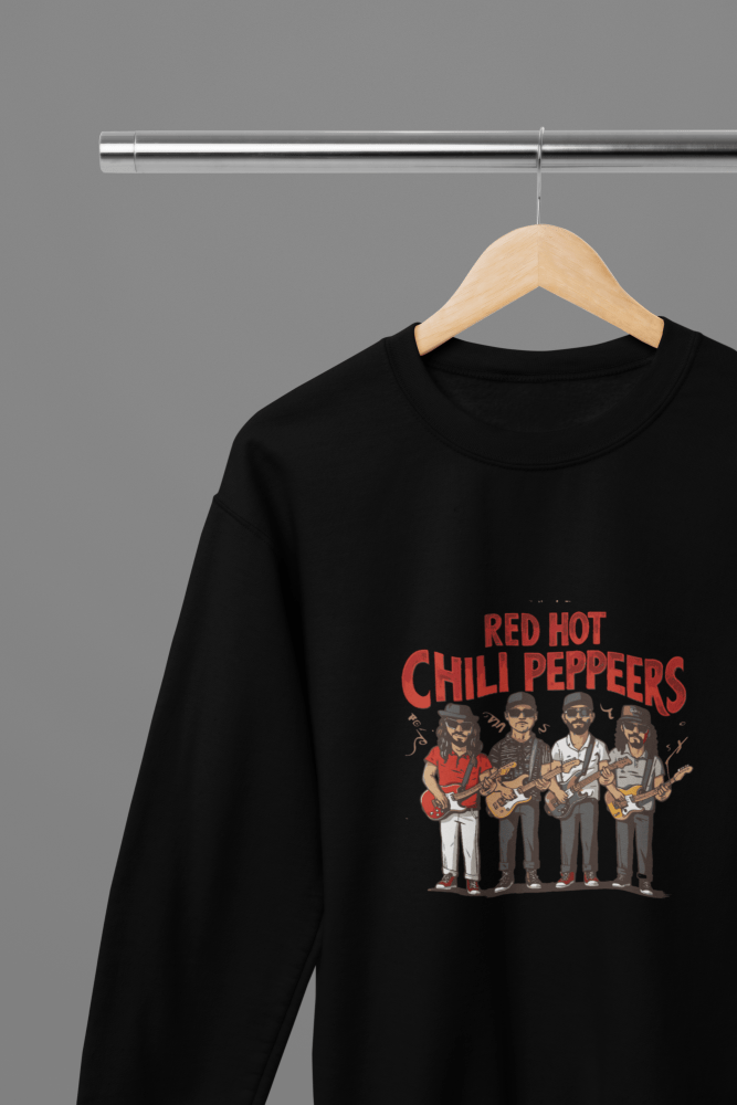 Red Hot Chilli Peppers T-Shirt/Sweatshirt - Poster Kingz - S - Sweatshirt - Black