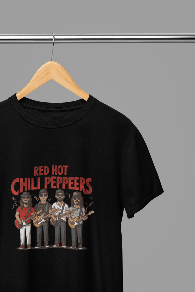 Red Hot Chilli Peppers T-Shirt/Sweatshirt - Poster Kingz - S - T-Shirt - Black